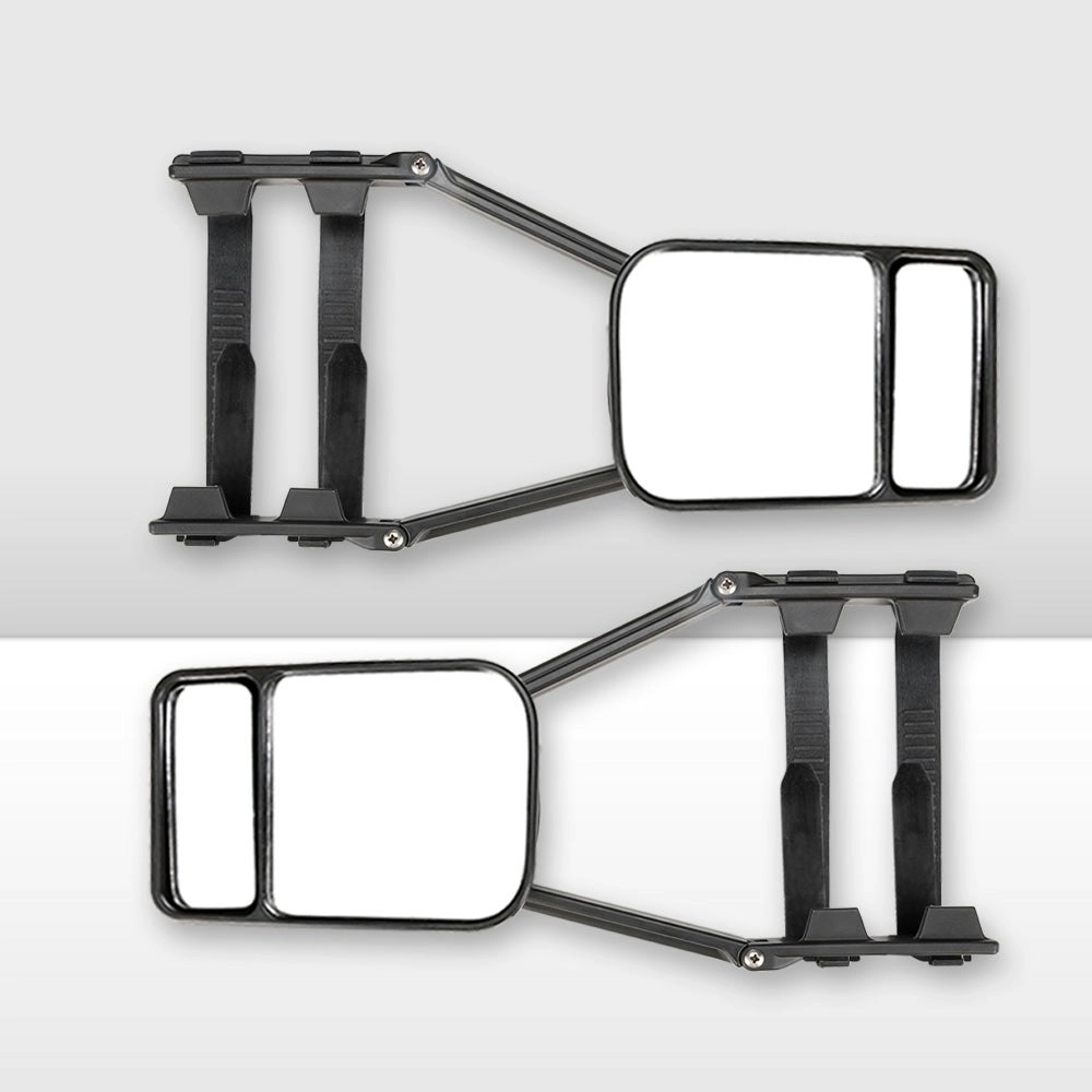 San Hima 2x Towing Mirrors Heavy Duty Universal Fit Strap On Towing