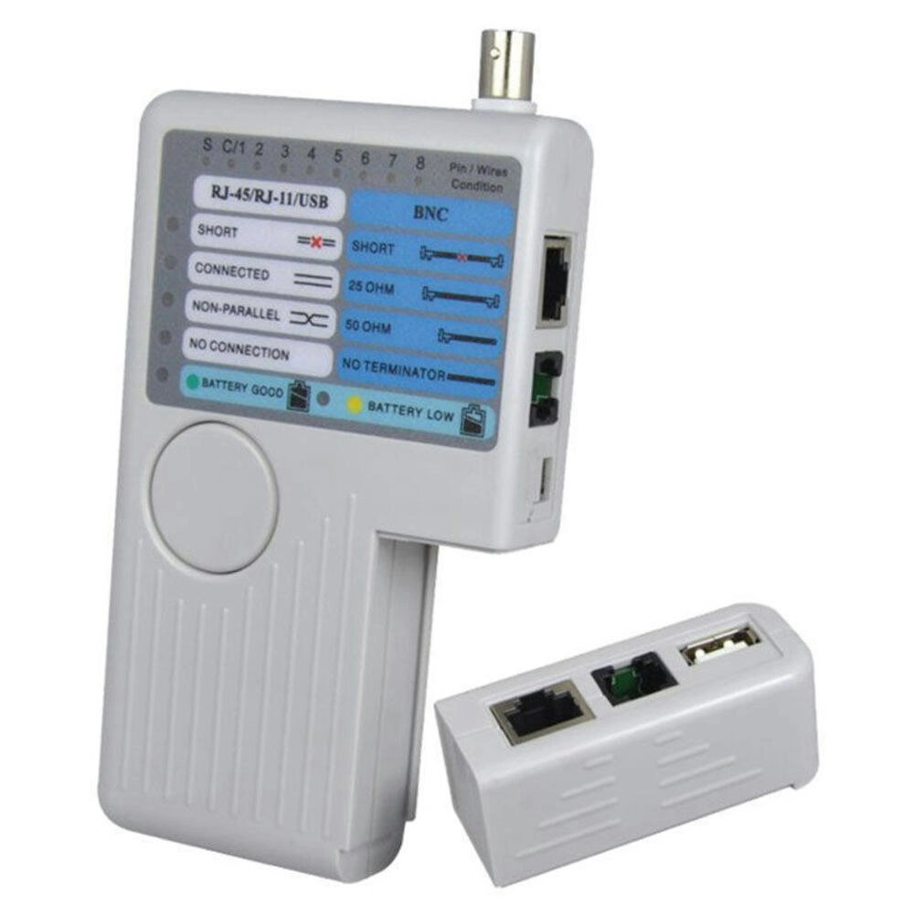 Doss Network Ethernet Cable Continuity Lan Tester CAT5 CAT6 RJ11 RJ45/BNC/USB