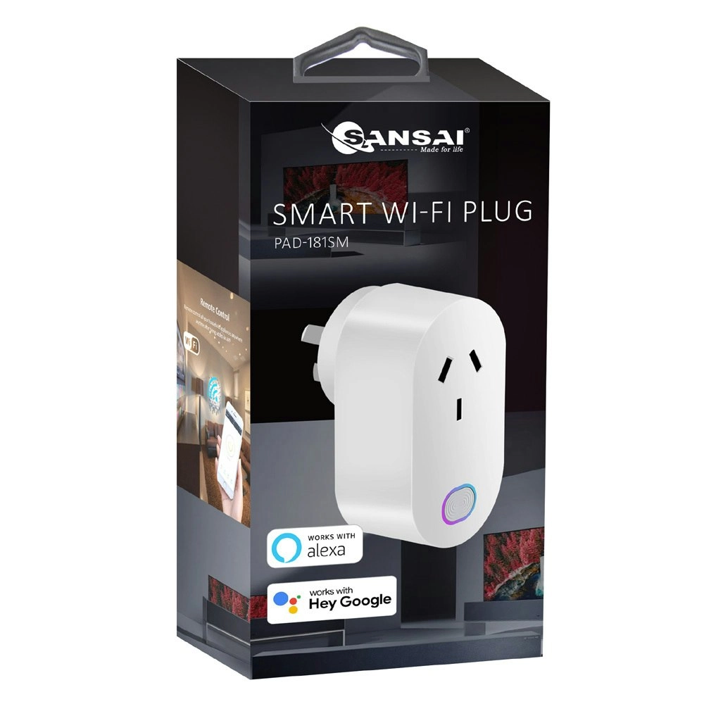 Sansai Smart Wifi Plug Smartphone App Remote Control iOS/Android AU Wall Socket