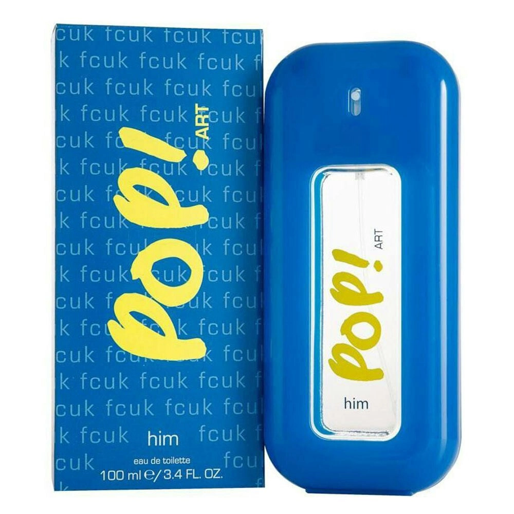 Fcuk Pop Art 100ml Eau De Toilette/Fragrances/Natural Spray for Him/Men/Guys