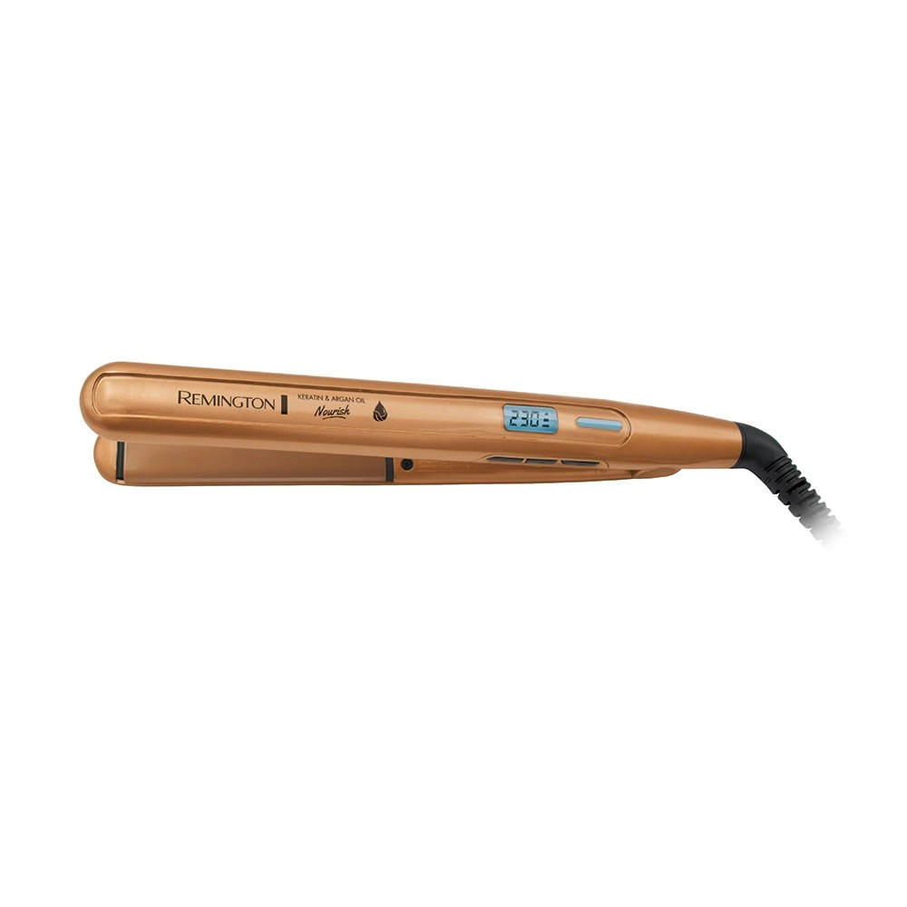 Remington Keratin & Argan Oil Nourish Moisture Smooth Ceramic Hair Straightener