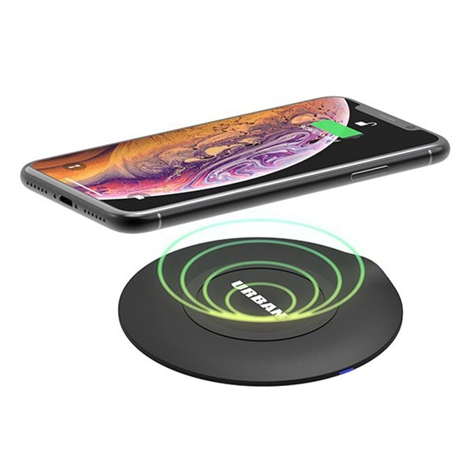 Urban Disc 15W Fast Wireless Charging Qi Charger Pad/Type-C Cable f/ Smartphones