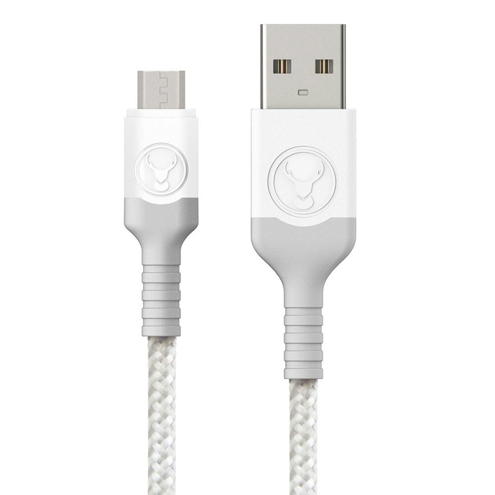 Bonelk 2m Micro-USB Cable Longlife Charging/Data/Sync/Cord for Smartphones White