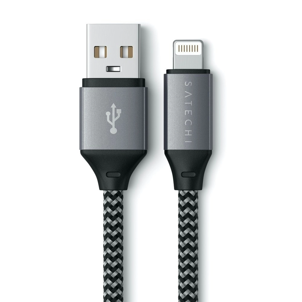 Satechi 25cm 15W Charge USB-A To Lightning MFI-Certified Cable for Apple iPhone