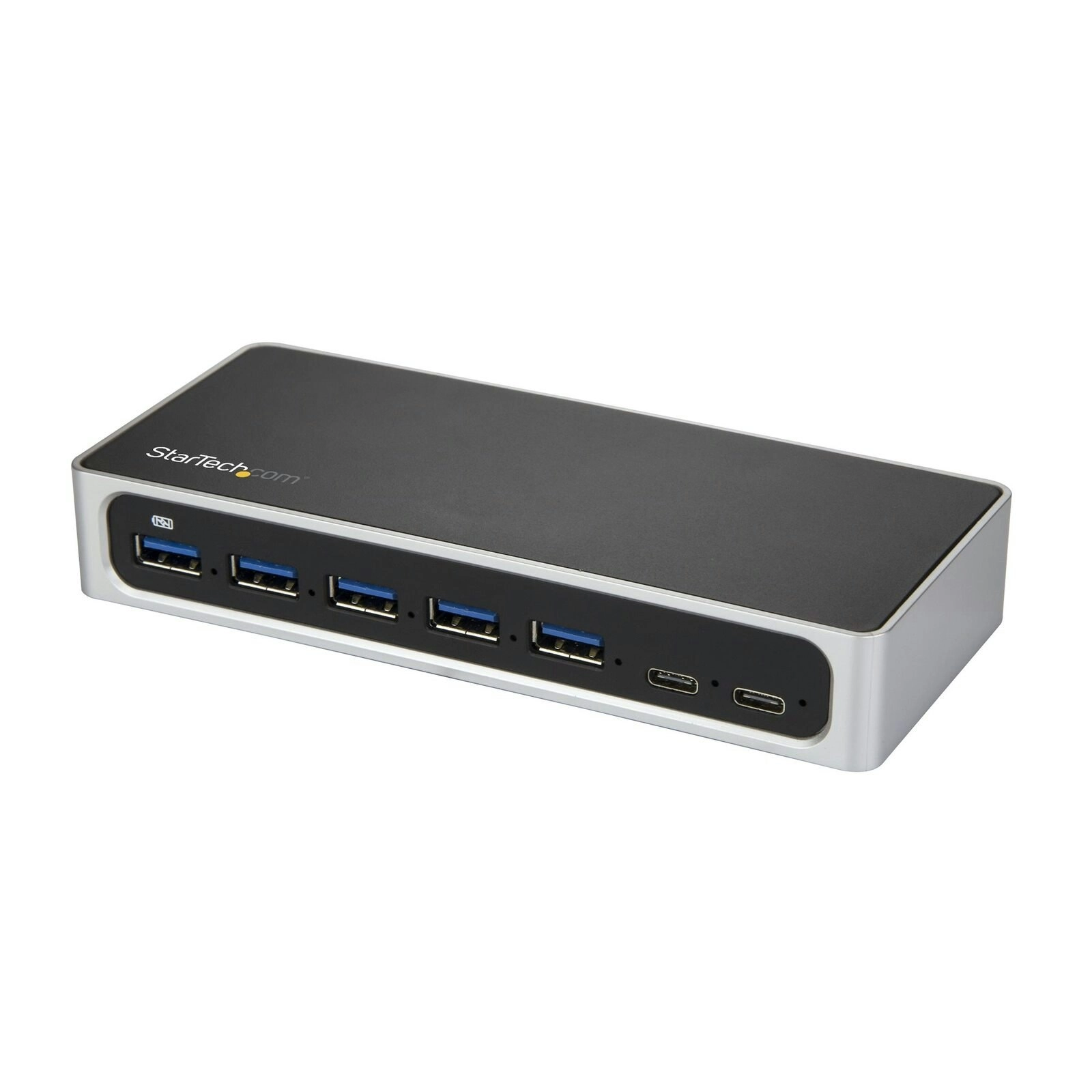 Star Tech 7 Port USB C Hub w/ 5 USB C/2 USB A Fast Charge Port Adapter f/ Laptop