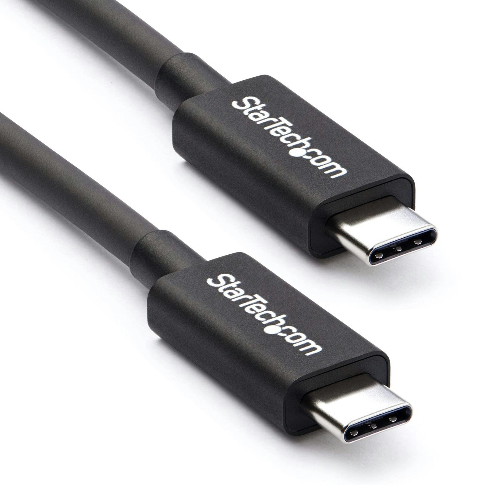 Star Tech 2m Thunderbolt 3 20Gbps USB-C Cable For 4K/60Hz PC/Laptop/Monitor BLK