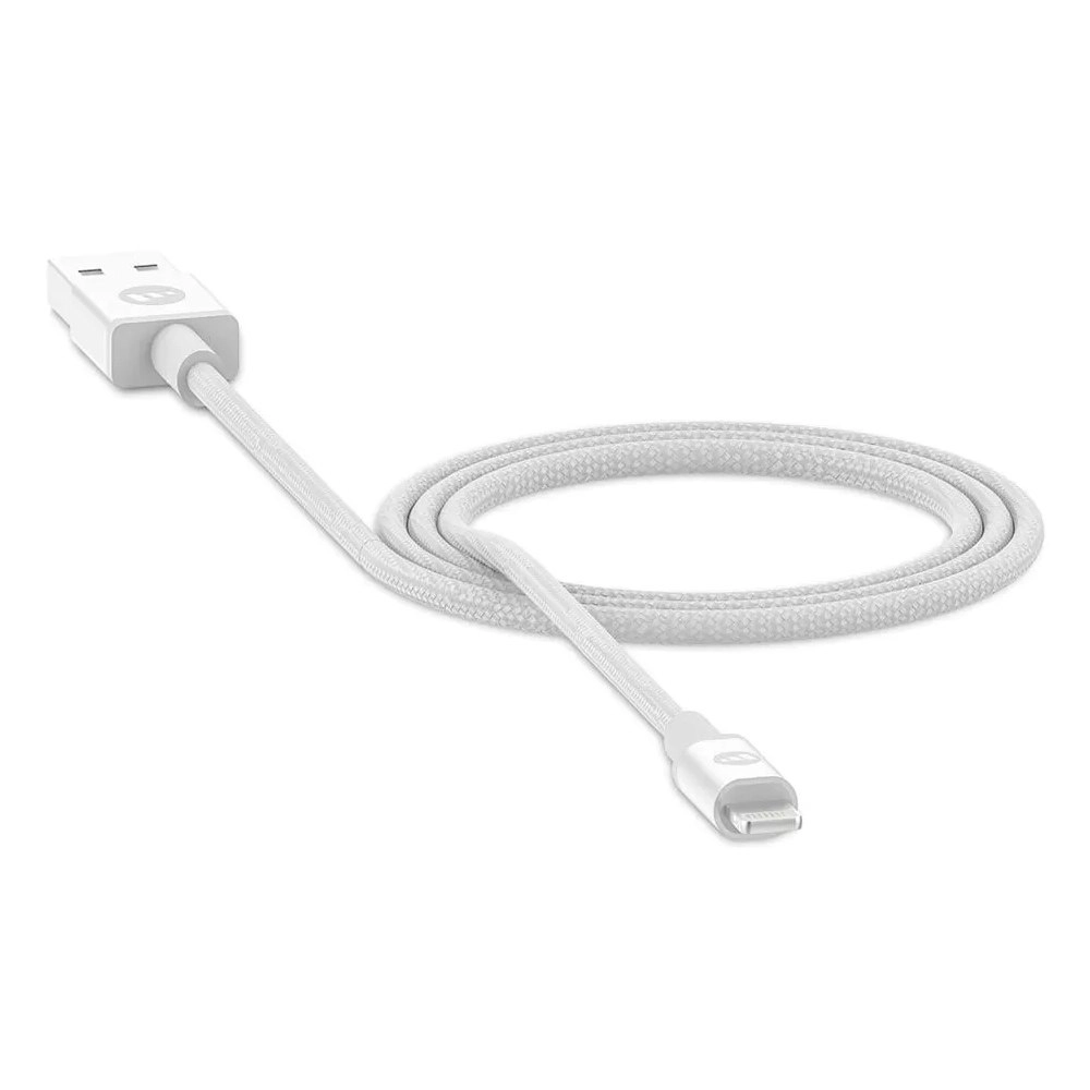 Mophie USB-A to Lightning MFI-Certified Charging Cable 1m for Apple iPhone White