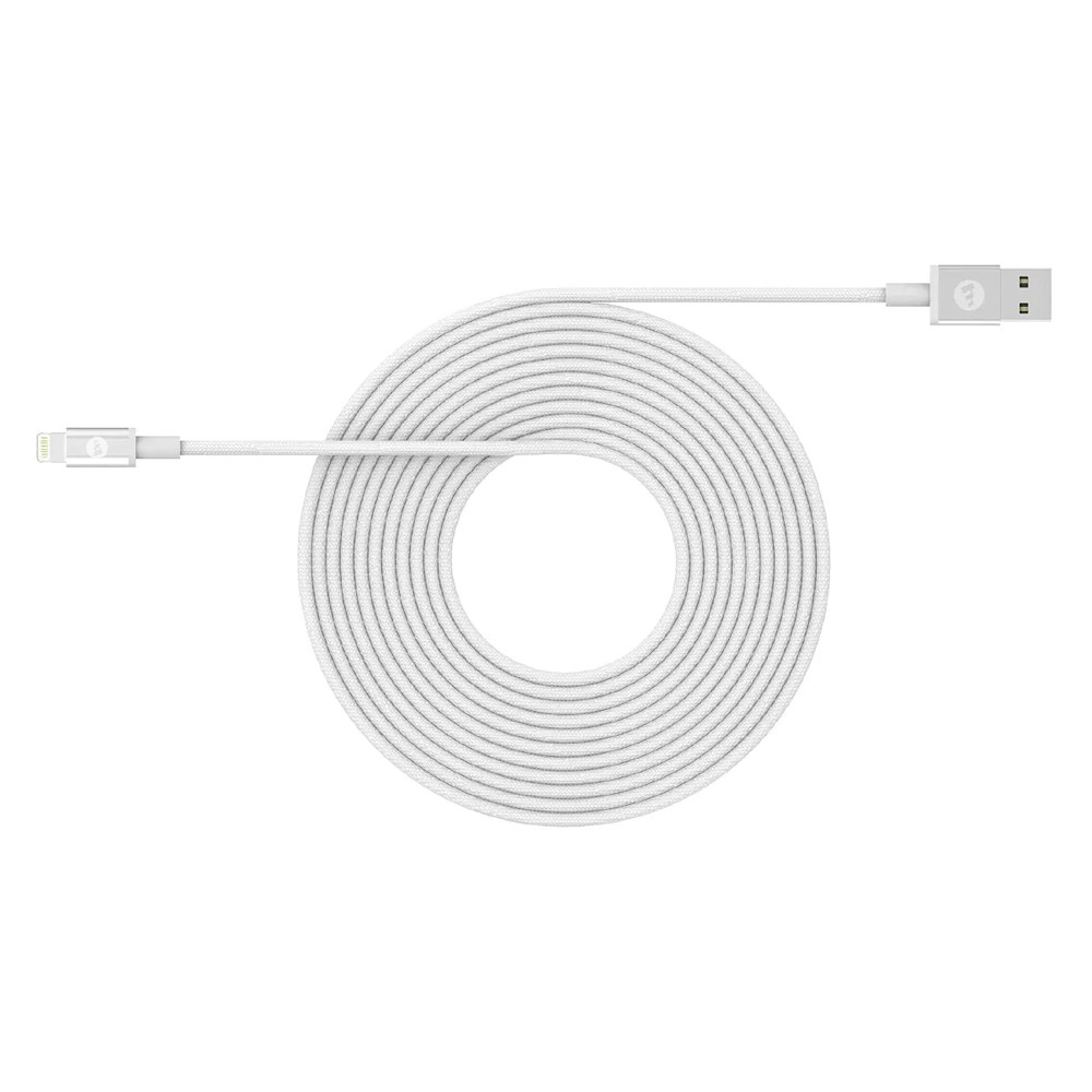 Mophie USB-A to Lightning MFI-Certified Charging Cable 3m for Apple iPhone White