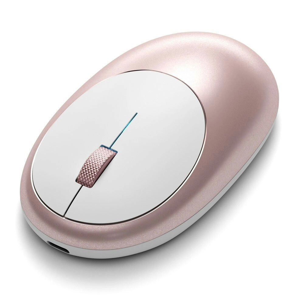 Satechi M1 Bluetooth Wireless Optical Rechargeable Mouse for PC/Laptop Rose Gold