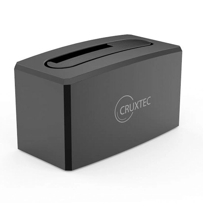 Cruxtec Single Bay SATA 2.5 & 3.5" HDD Dock Hard Drive Docking Station Black