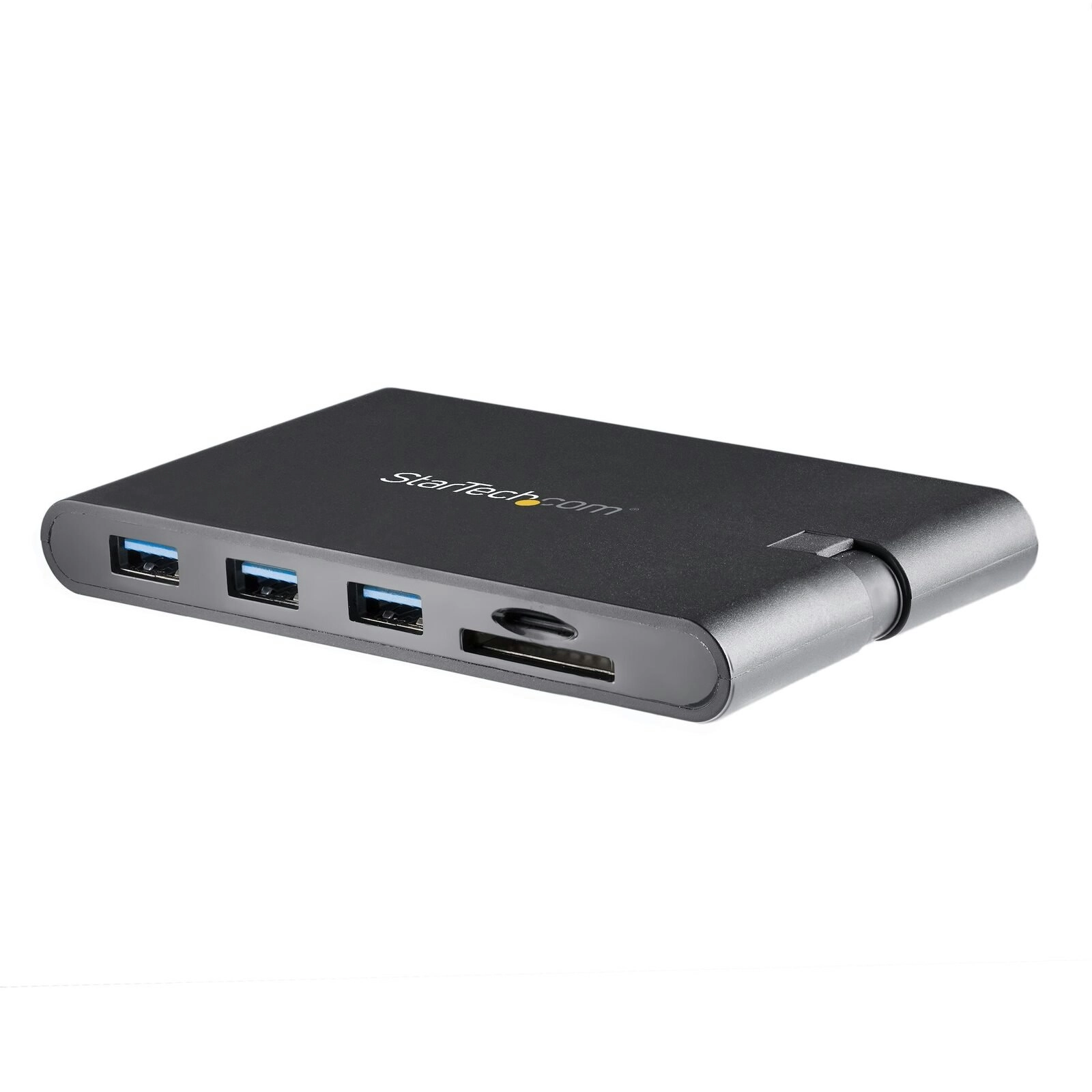 Star Tech USB-C Adapter w/ 4K HDMI/VGA/GbE/SD/MicroSD 100W Power Dock for Laptop