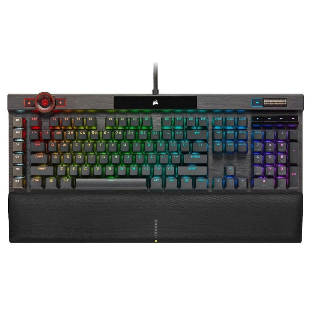 Corsair K100 RGB AXON Mechanical Cherry MX Speed Gaming Keyboard for Desktop PC