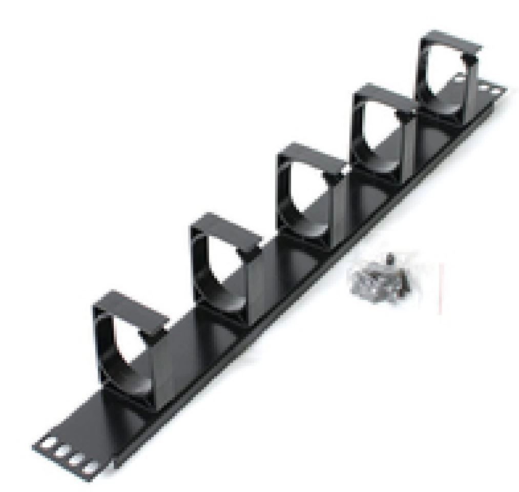 Astrotek 1U Rack Shelf Cabinet Mount Cable Management Metal Panel Server Black