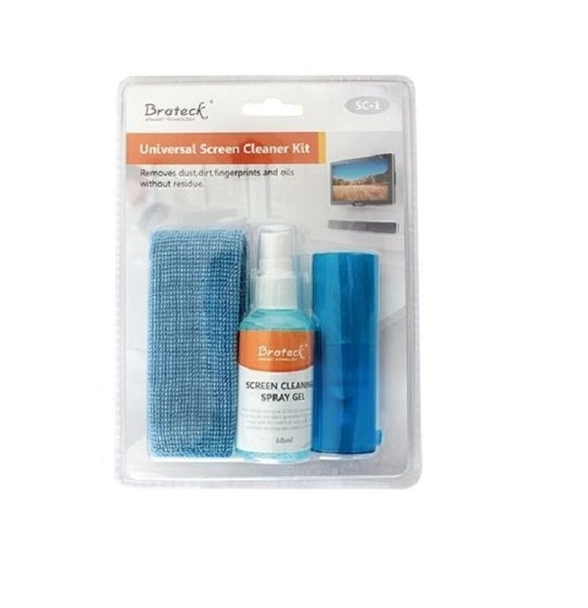 Brateck 3-in-1 Screen Cleaner/Cleaning Gel Kit for Laptop/TV Mobile Phone/Screen