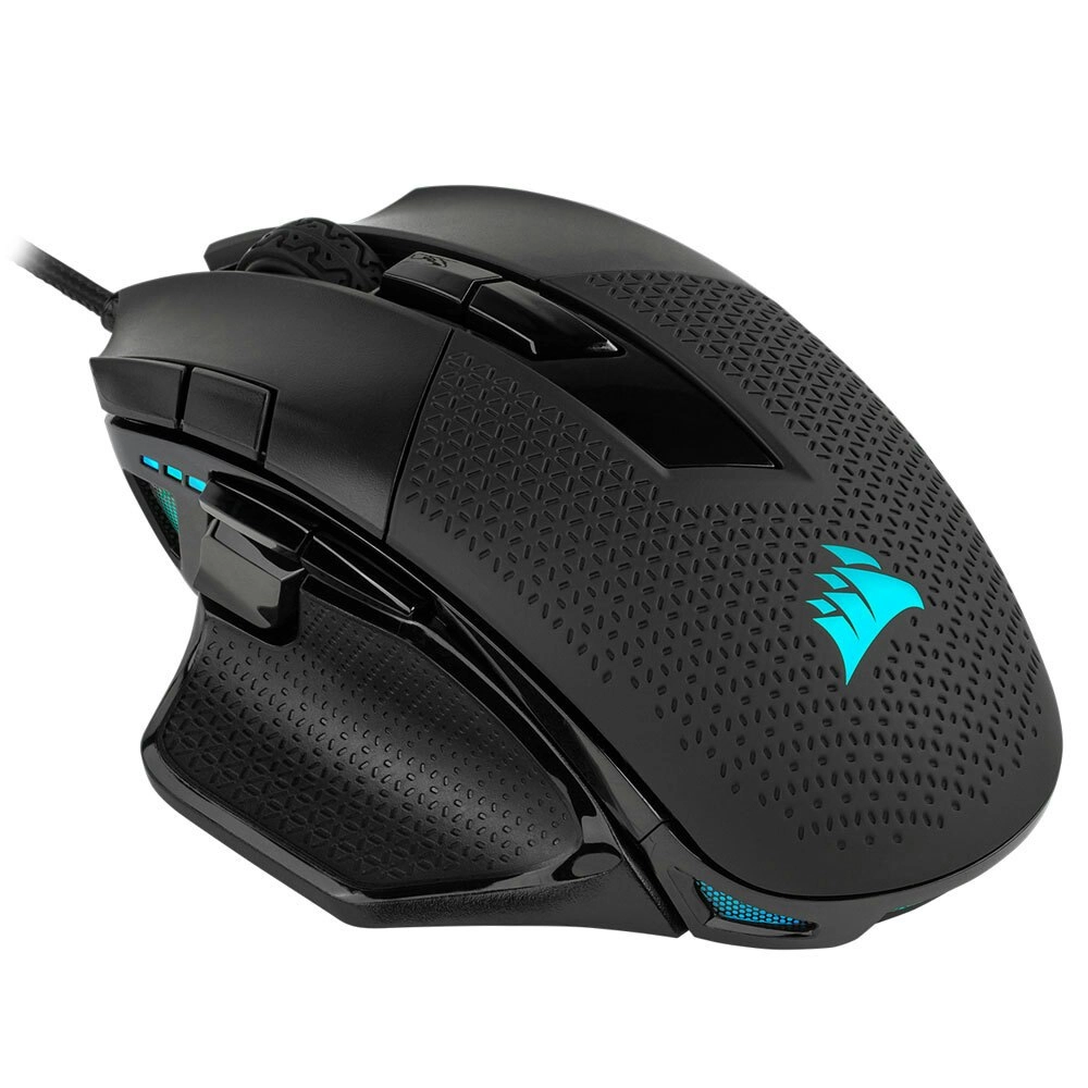 Corsair Nightsword RGB Smart Tunable 18000 DPI Optical Gaming Mouse for Desktop