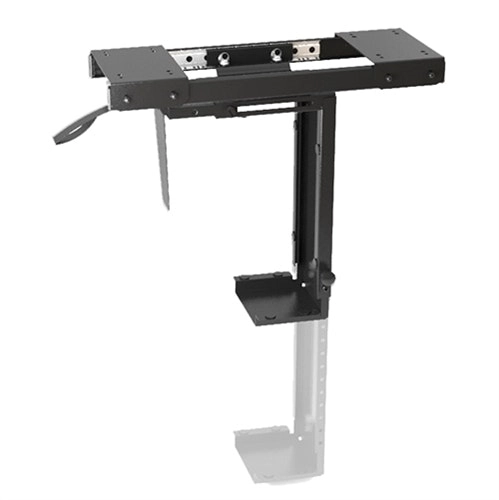 Brateck Adjustable Under-Desk Atx Case Mount w/Sliding Track Computer/Tower