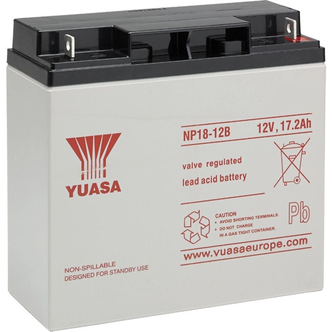 Yuasa 12V 18Ah 100A Rechargeable Battery M5 Terminal SLA/Sealed Lead Acid