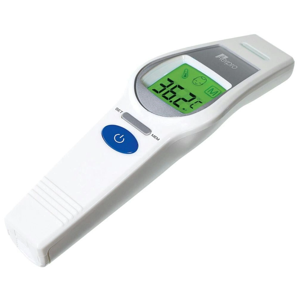 Aerpro Infrared Forehead Thermometer Non-Contact LCD Backlight Digital Screen