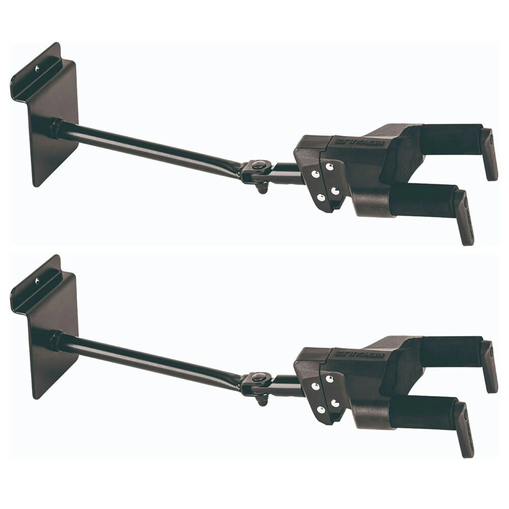 2PK Hercules GSP40SBPLUS AGS Guitar Holder Slatwall Wall Hook Mount/Hanger Rack