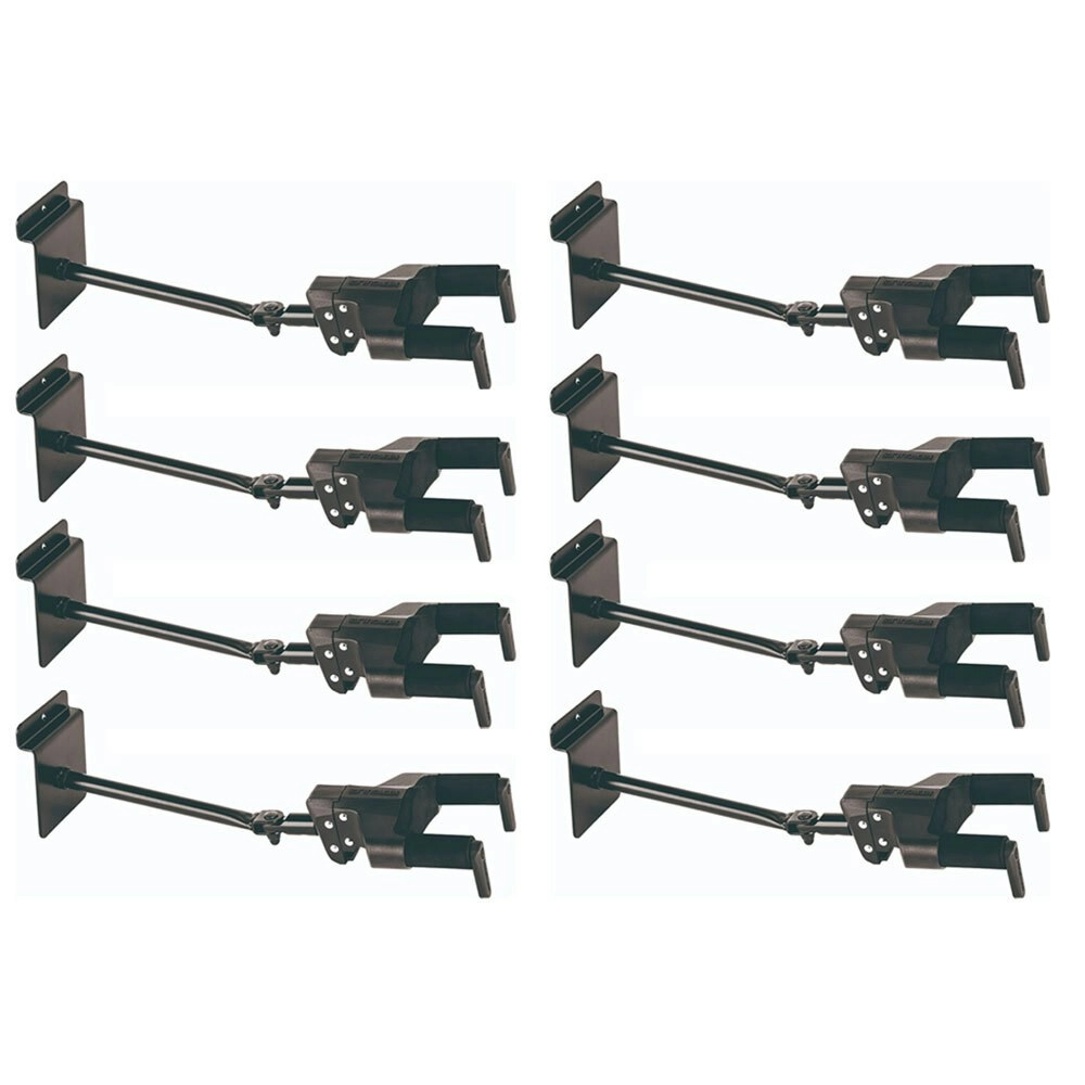 8PK Hercules GSP40SBPLUS AGS Guitar Holder Slatwall Wall Hook Mount/Hanger Rack