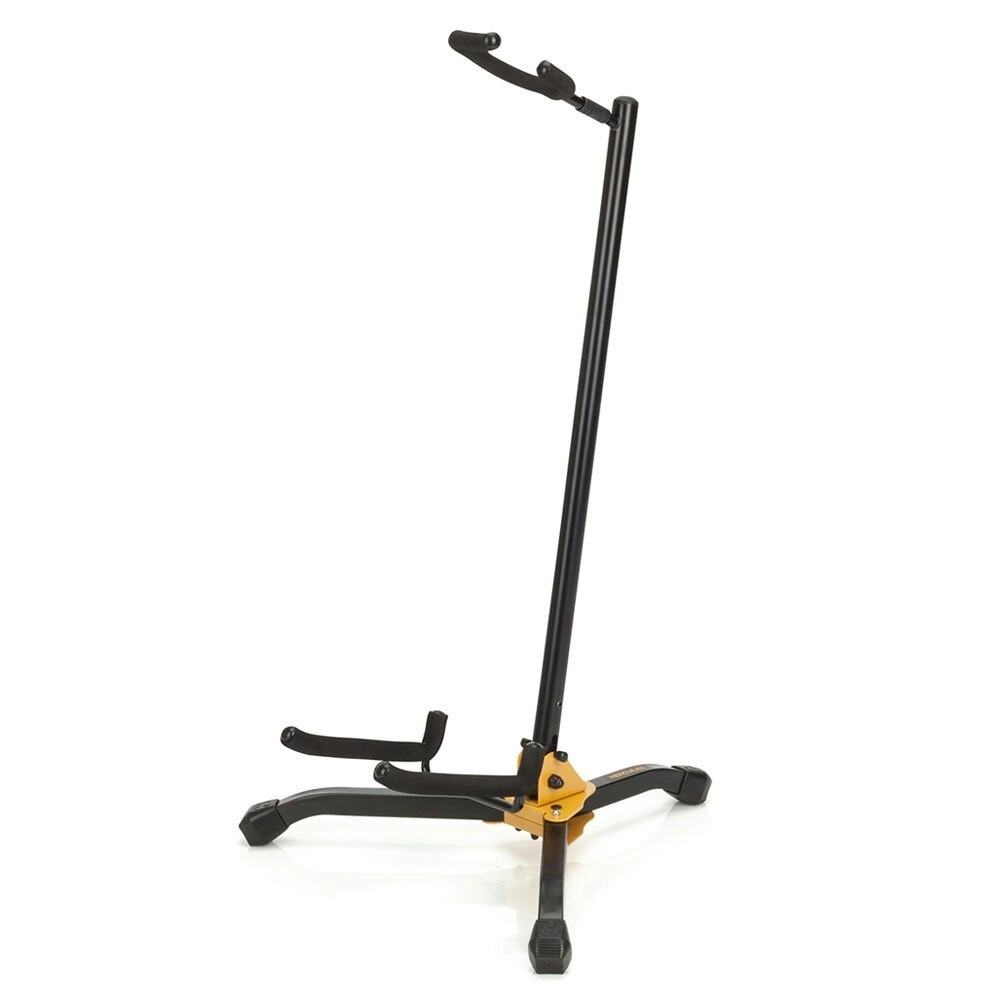 Hercules Shoksafe Electric/Bass/Acoustic Guitar Stand/Holder Folding Rack Black