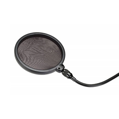 Samson PS01 Audio 14cm Pop Filter w/ C-Clamp for Goose Neck Microphone/Mic Black