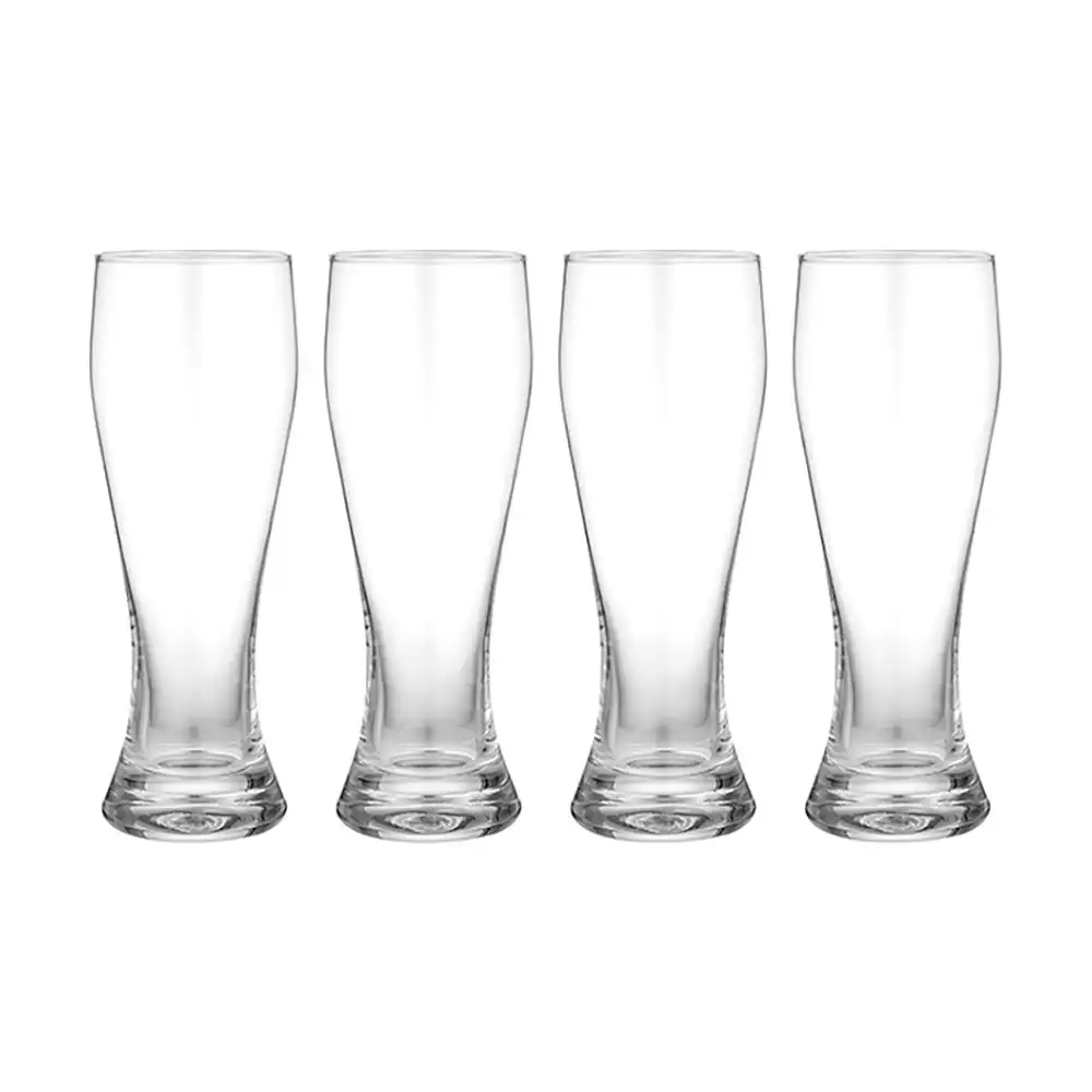 4pc Tempa Quinn 400ml Beer Glass Crystal Drinking Glassware Party Cup Set Clear