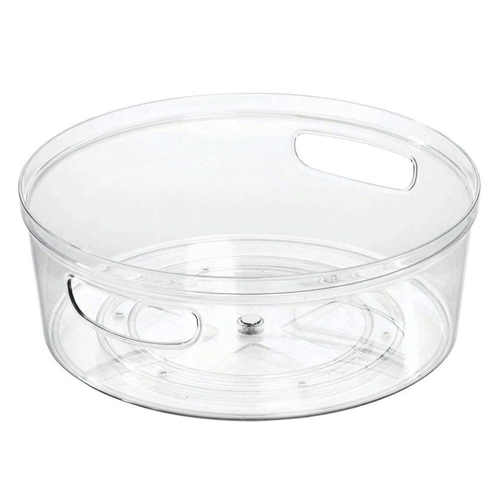 Idesign 29x11.2cm Crisp Spinner Turntable Bin/Container Handles Food/Kitchen CLR