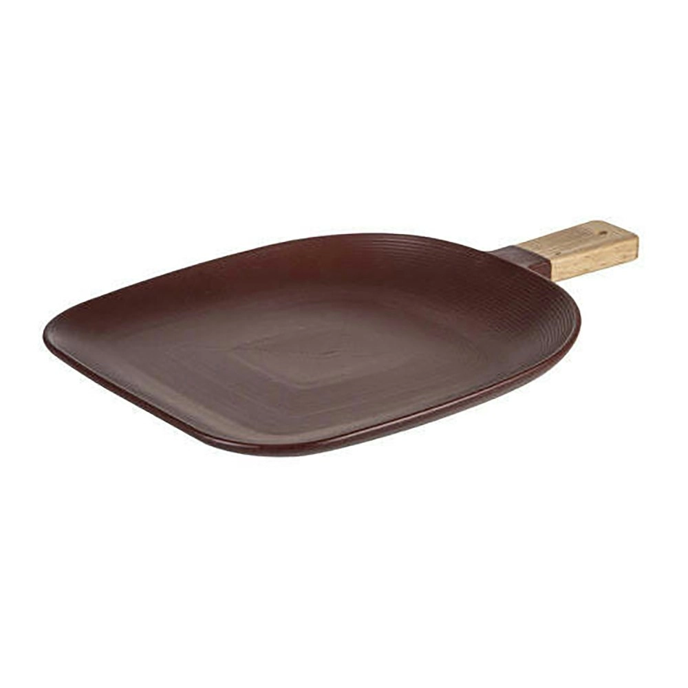 Ladelle Linear Texture Wine 36cm Porcelain Paddle Food Platter w/ Serve Stick