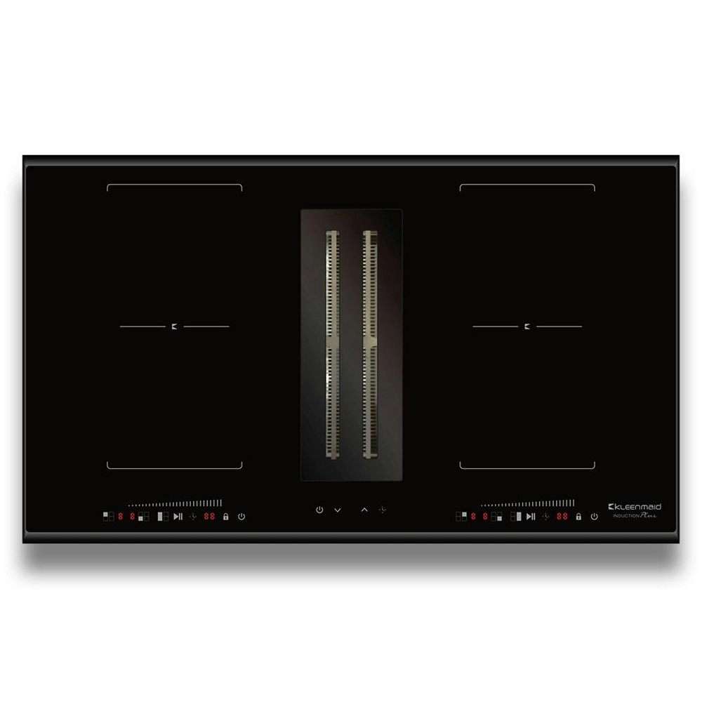 Kleenmaid Induction Electric Cooktop/Hood w/Integrated Down Draft Extractor 90cm