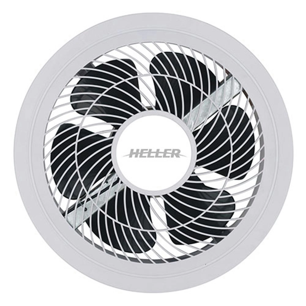 Heller 250mm Blade Extractor Bathroom Exhaust White Fan with LED Light HEX250L