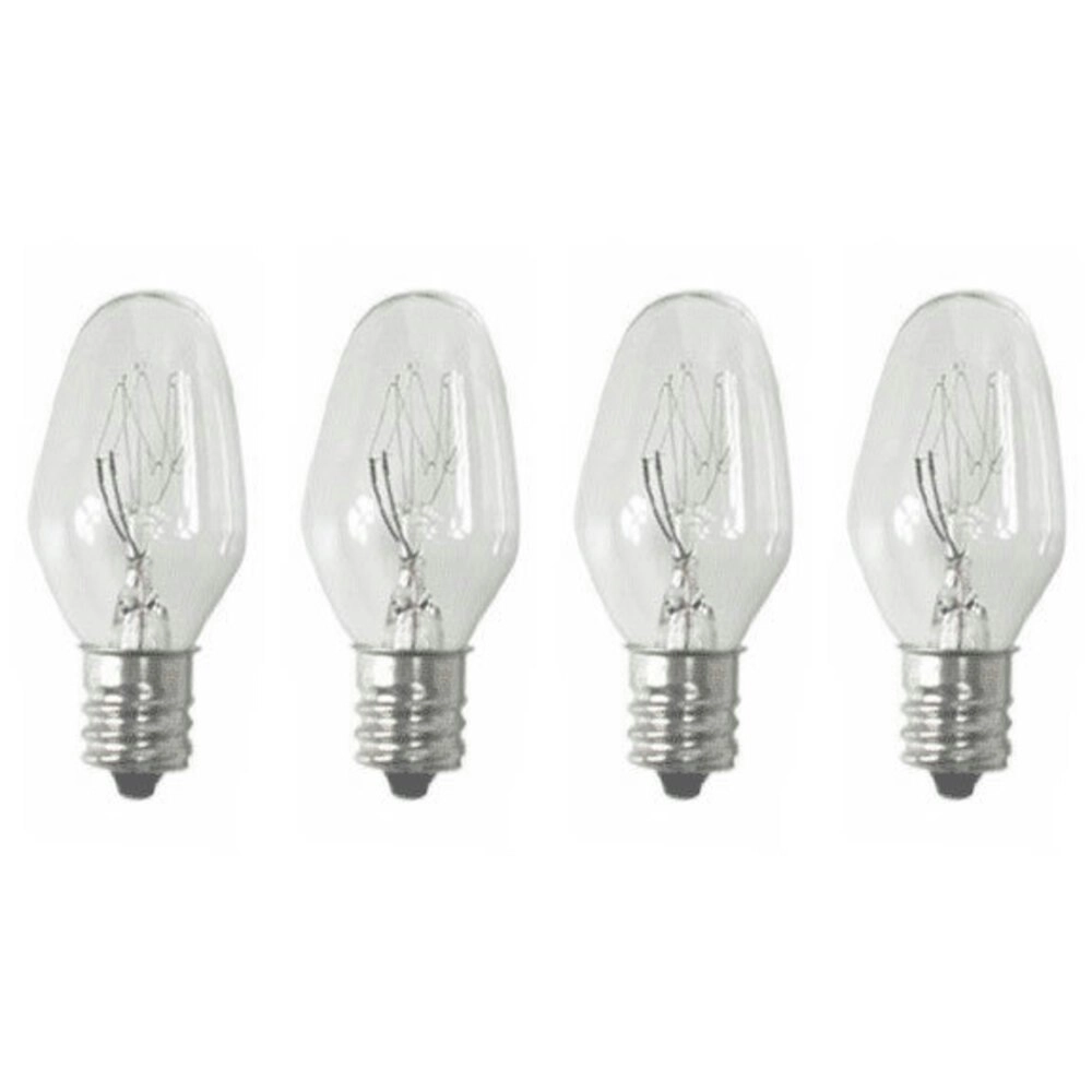 Sansai 4pk 7W/240V E12 Replacement Bulb Clear for Night Light DB-458/DB-459