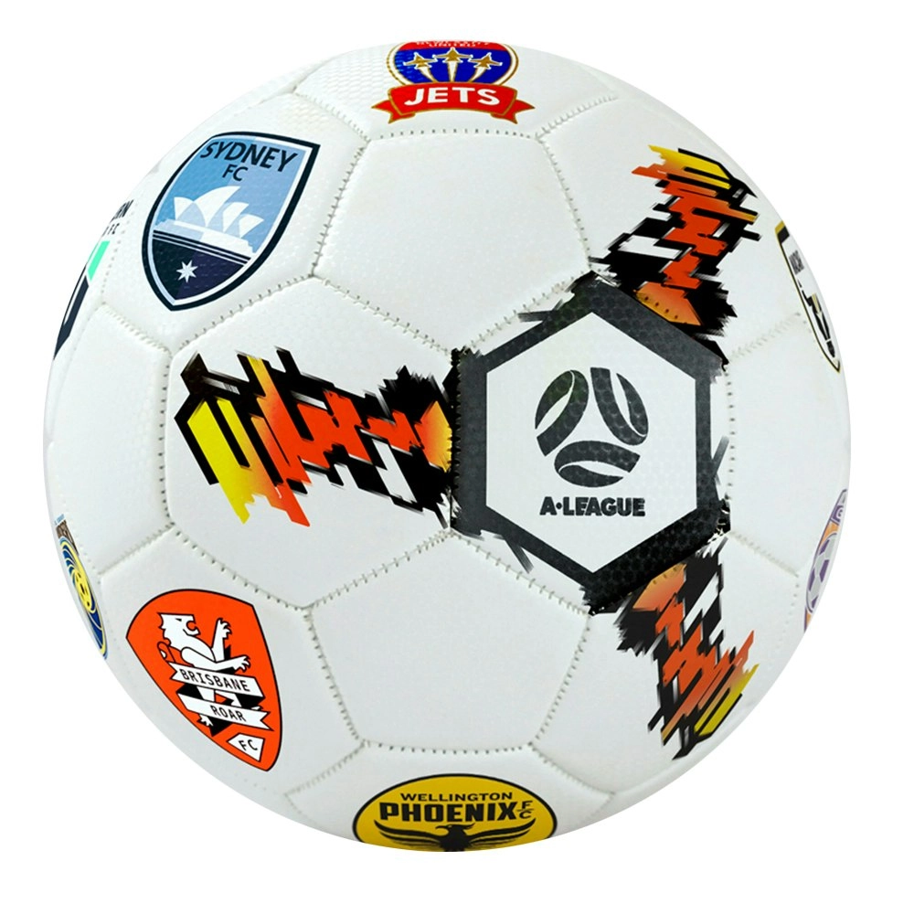 Summit A-League All Teams Soccer/Football Ball Outdoor Sport/Game Size 5 WHT/GRY