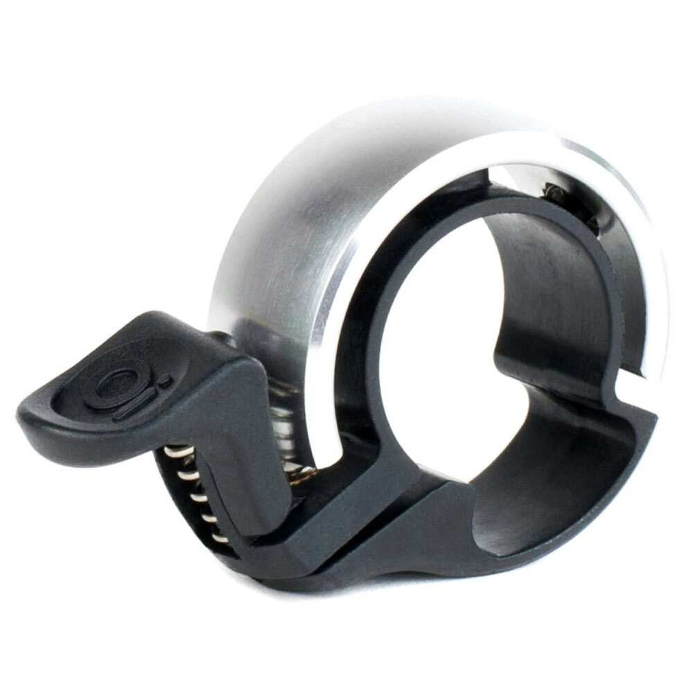 Knog Oi Classic Bike Ring Bell Bicycle/Cycling for 22.2mm Handlebar Small Silver