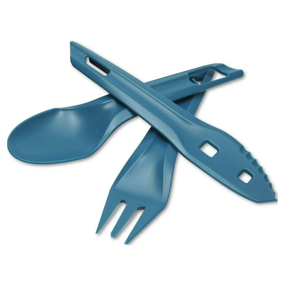 Wildo Ocy Chow Outdoor Cutlery Kit Spoon/Knife/Fork Camping Utensils Azur Blue