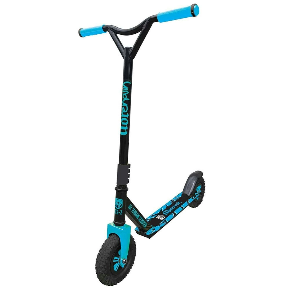 Adrenalin ATS-2 All Terrain Grip Control Push Scooter Ride On Kids/Teens Blue