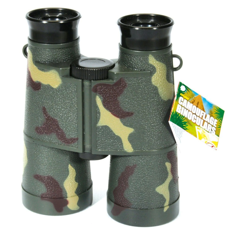 Discovery Explorer Binoculars Telescope Coordinates 13cm Fun Hunting Hiking Toys