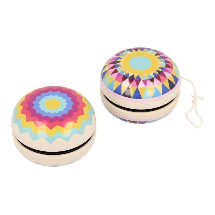 2x Majigg Tin Yoyo 6cm Classic Outdoor Fun Toys Birthday Party Gift Kids Assort