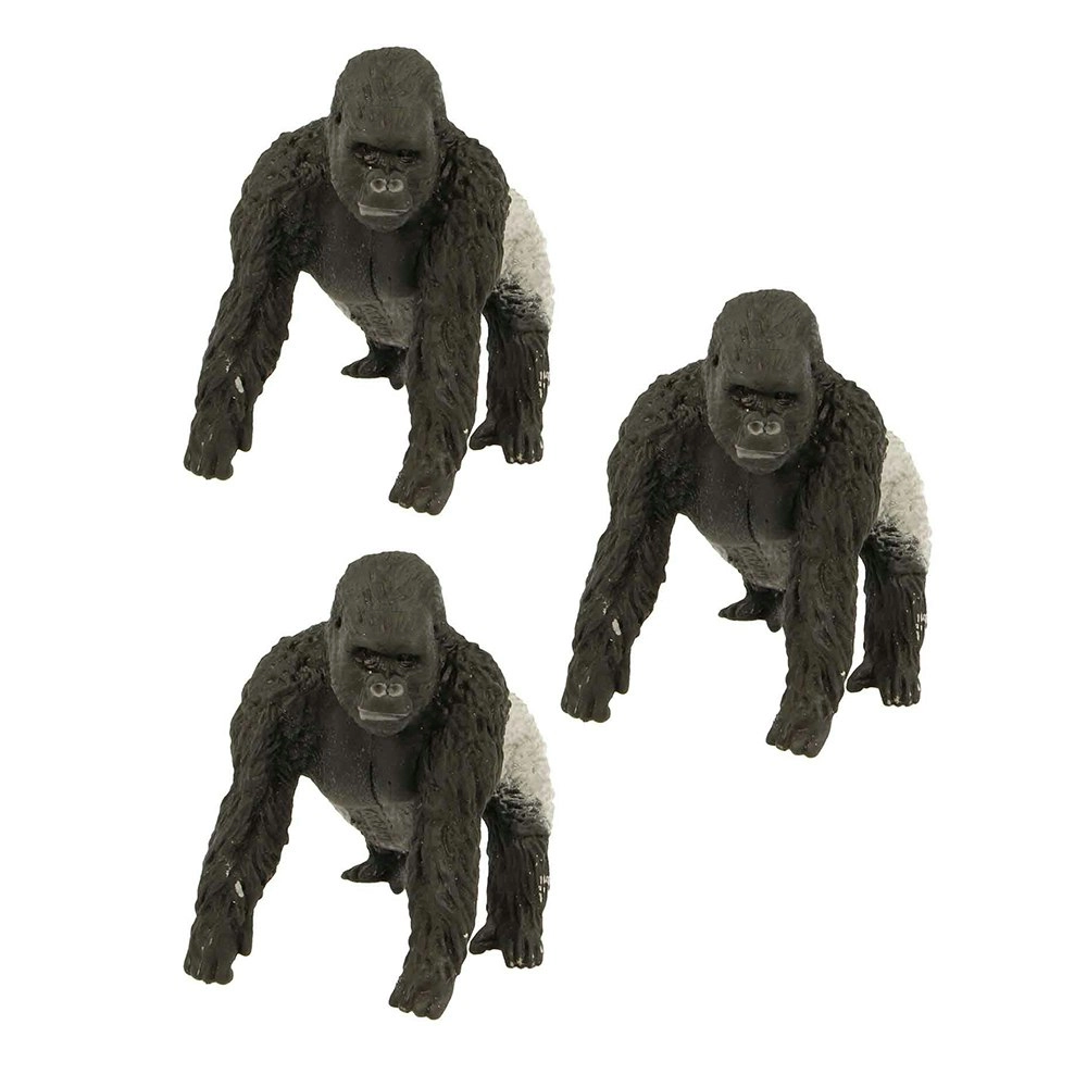 3x Fumfings Animal Stretchy Beanie Chimpanzee 12cm Stretch 3y+ Toys Child/Kids