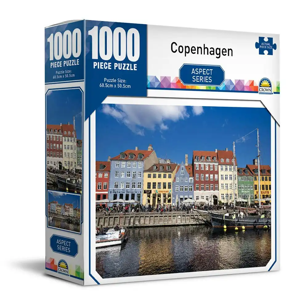 1000pc Crown Aspect Series Copenhagen 68.5cm Jigsaw Puzzle Toys 8y+ Family/Kids