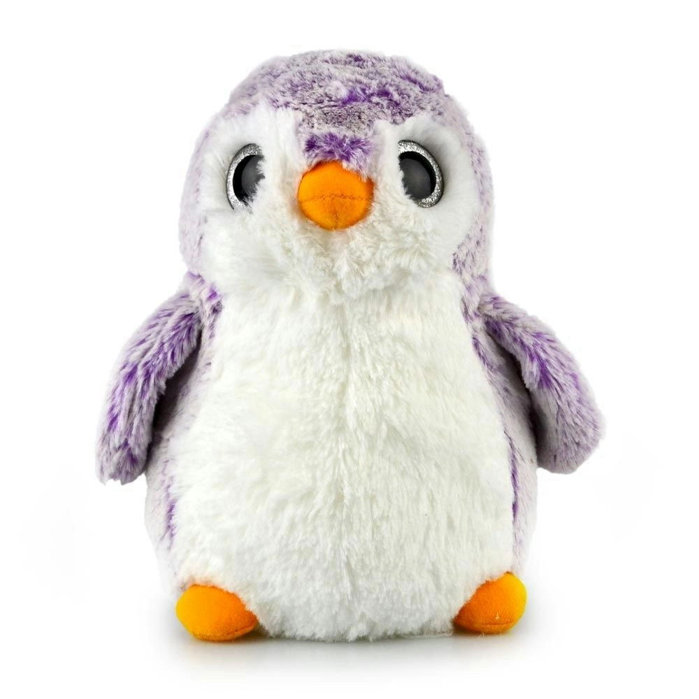 Korimco 23cm Sparkle Penguin Kids Soft Animal Plush Stuffed Toy 3y+ Purple