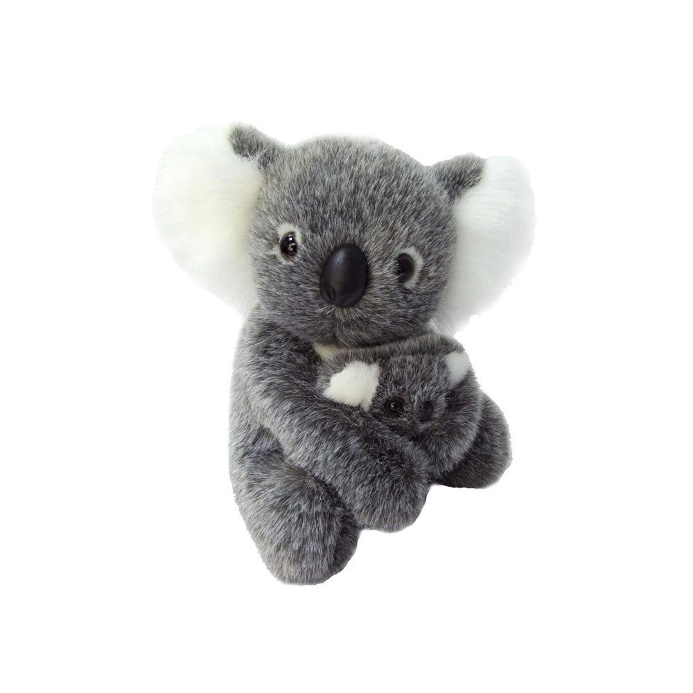 Korimco 19cm with Baby Koala Kids Animal Soft Plush Stuffed Toy Grey 3y+