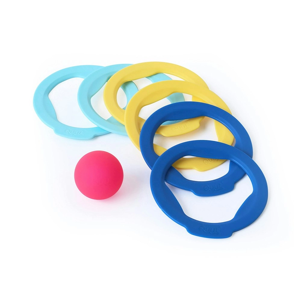 7pc Quut 15.7cm Ringo Bath/Beach Sand Water Toys Rings/Ball for Kids/Baby 0m+