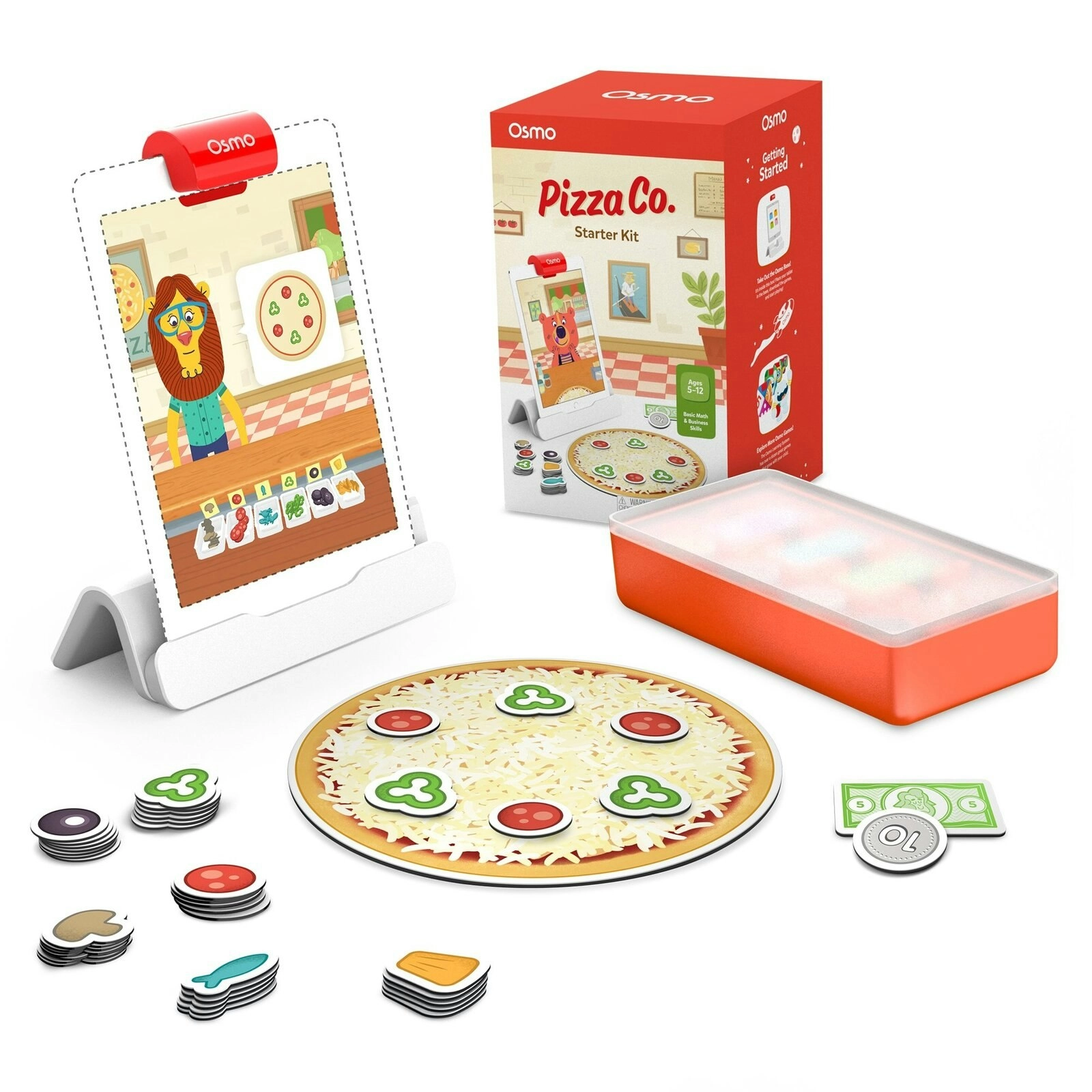 Osmo Pizza Co. Starter Kit Kids Educational Learning Game for Apple iPad 5y+