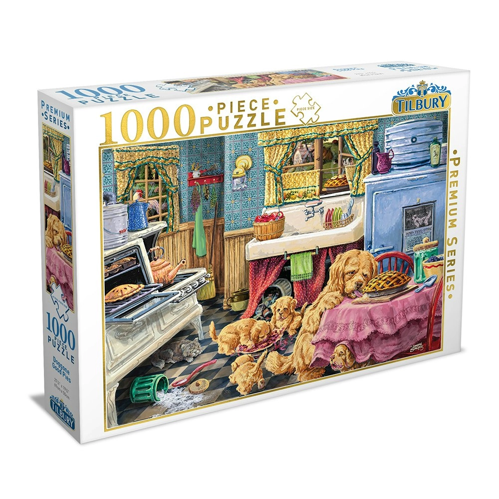 1000pc Tilbury Kids/Family Doggone Good Pies 69x50cm Jigsaw Puzzle Toy/Game 8y+