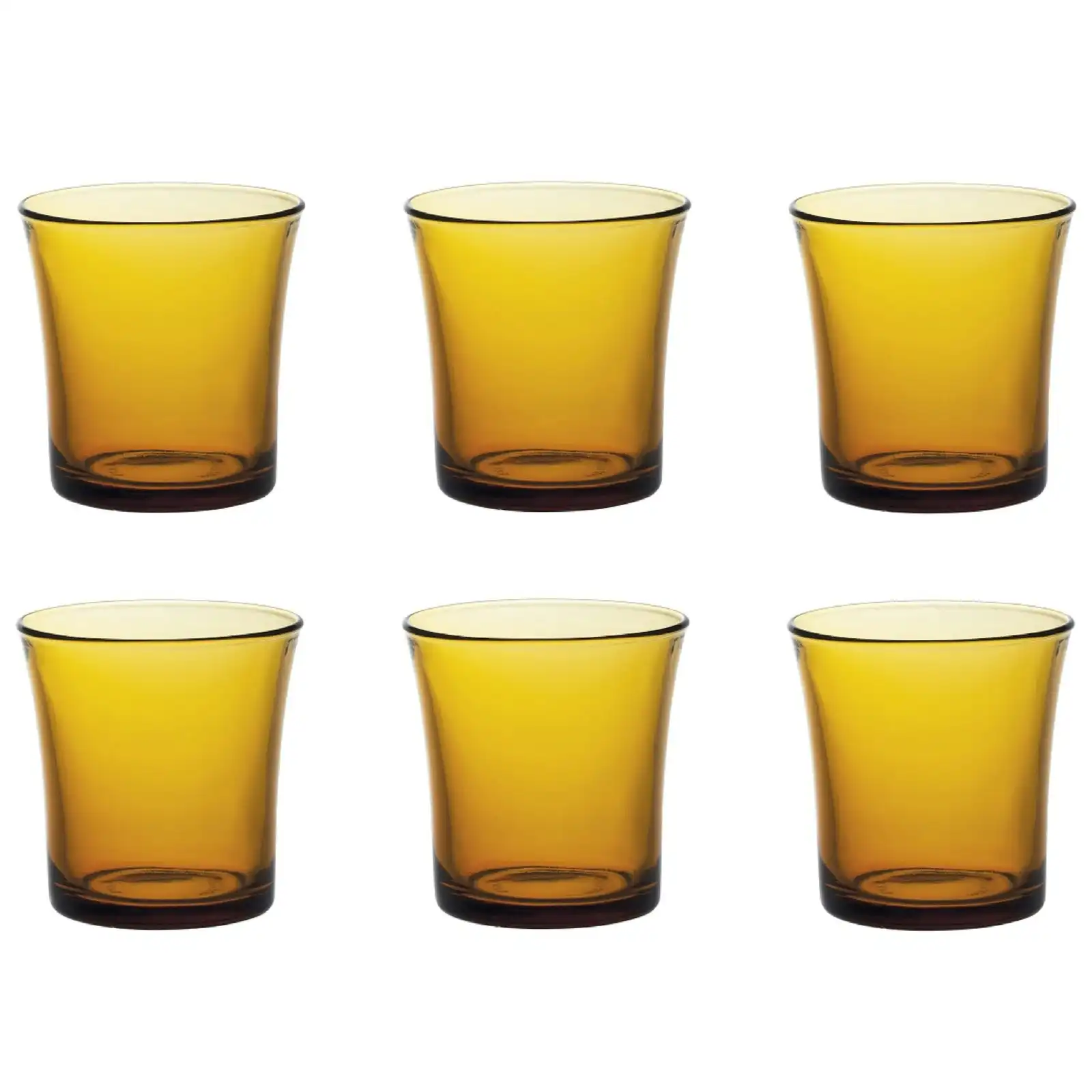 Duralex DX 2000 TUMBLER AMBER 210ml  SET 6