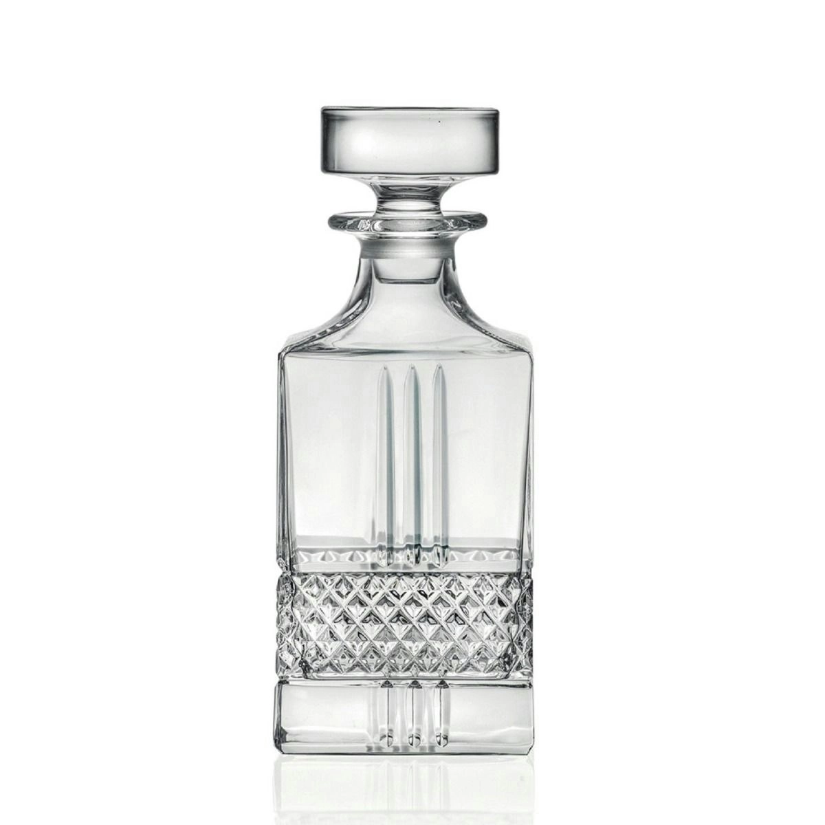 RCR BRILLIANTE CRYSTAL LIQUOR DECANTER 850ml