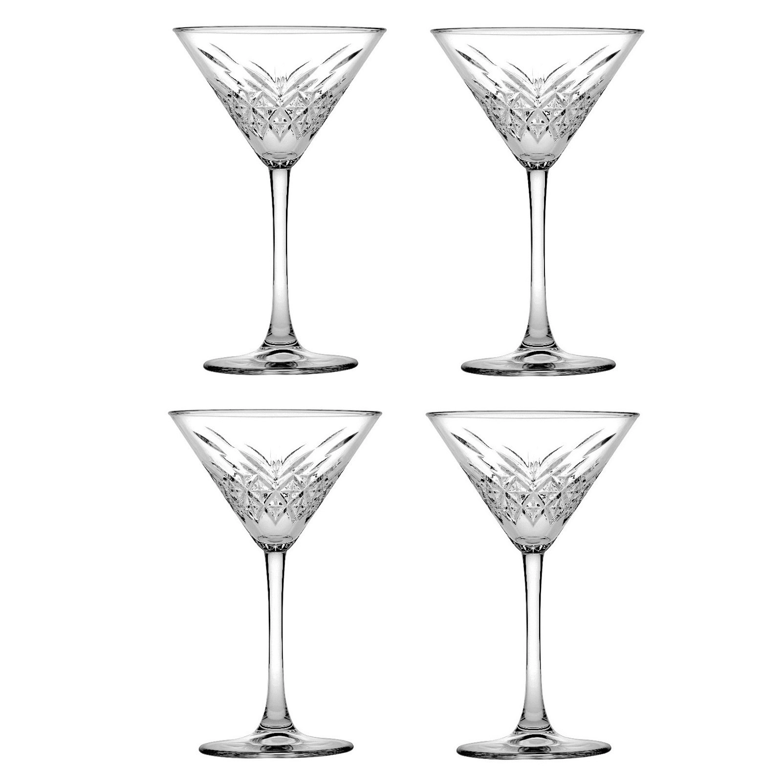 Pasabahce TIMELESS MARTINI GLASS 230ml - Set of 4