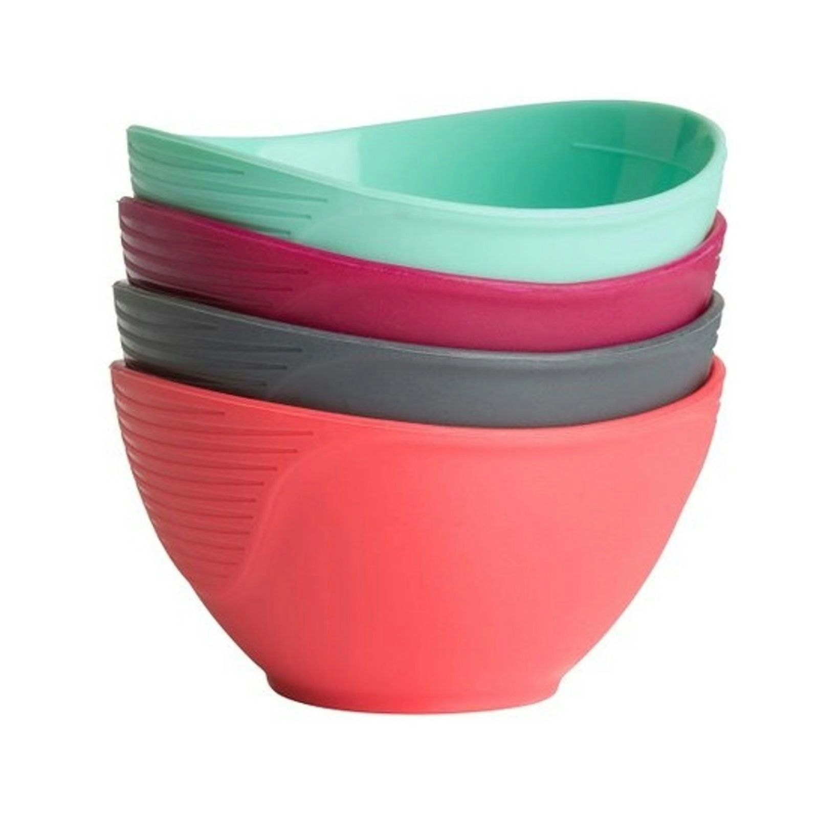 Trudeau Silicone Pinch Bowls   Set Of 4