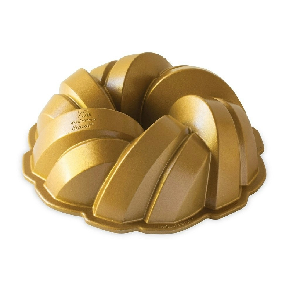 NORDIC WARE CAST ALUMINIUM GOLD BRAIDED BUNDT PAN 23cm